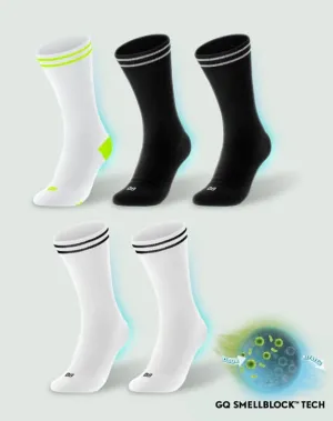 แพ็ก 5 คู่ Basic & Neon - SMELLBLOCK™ Sport Day, Crew