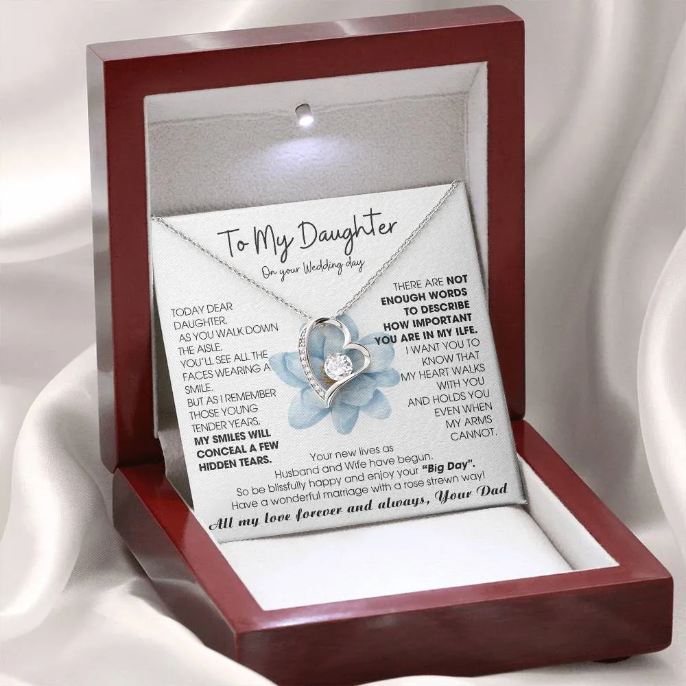 [ Few left only ] To My Daughter on Wedding Day - Be blissfully happy and enjoy your “Big Day"