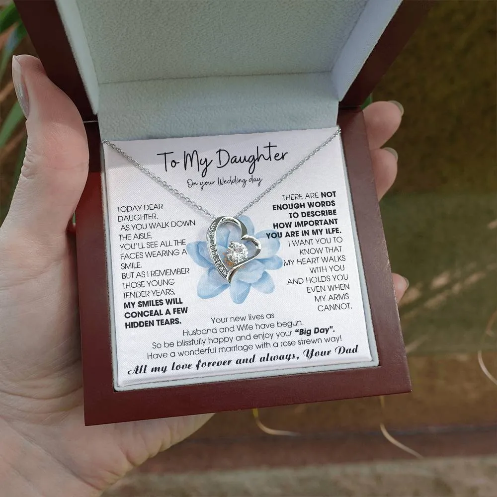 [ Few left only ] To My Daughter on Wedding Day - Be blissfully happy and enjoy your “Big Day"