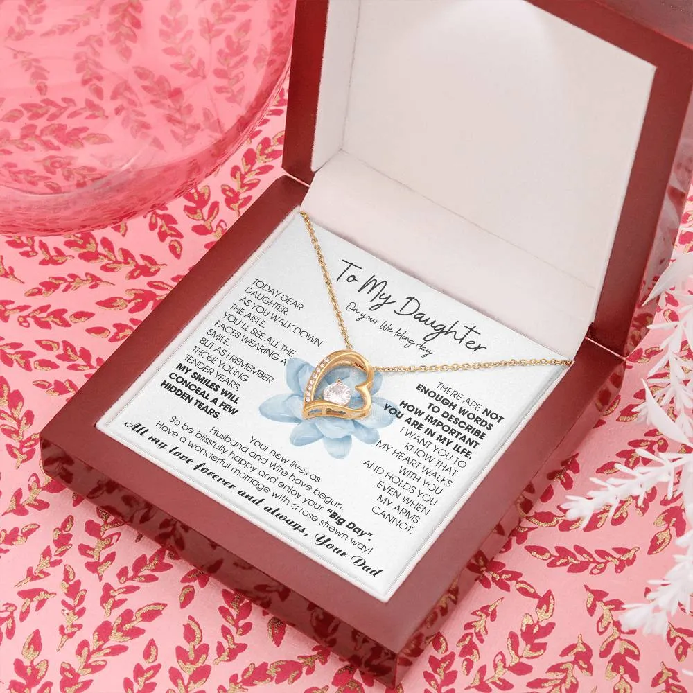 [ Few left only ] To My Daughter on Wedding Day - Be blissfully happy and enjoy your “Big Day"