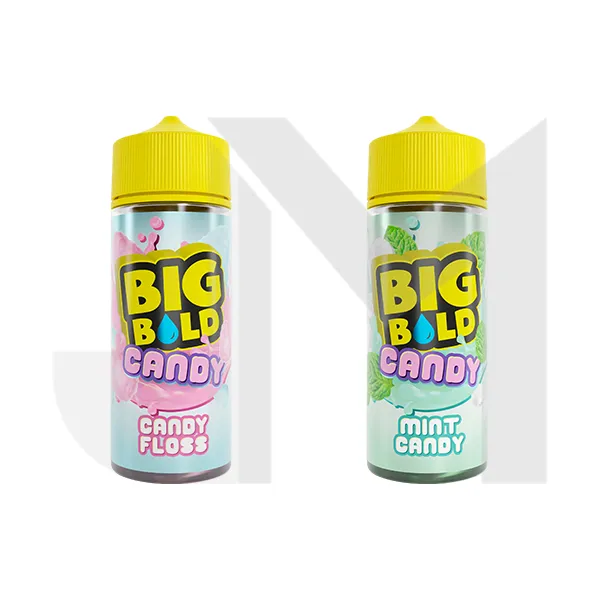 0mg Big Bold Candy Series 100ml Shortfill  (70VG/30PG)