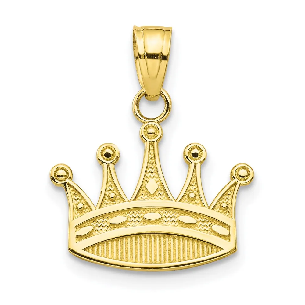 10k Crown Charm