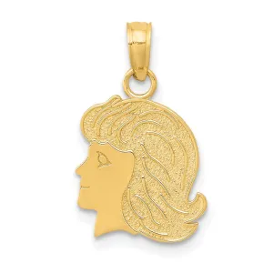 14k Girl Charm
