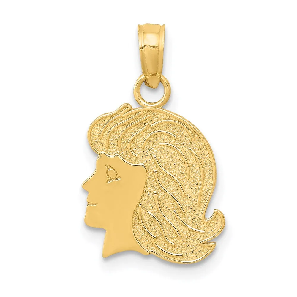 14k Girl Charm