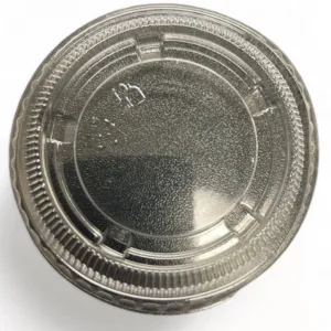 1.5-2 OZ CLEAR PLASTIC SOUFFLE LIDS 2500CT