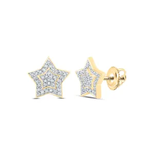 1/5CTW-DIA P1P2 STAR GIFT EARRRING