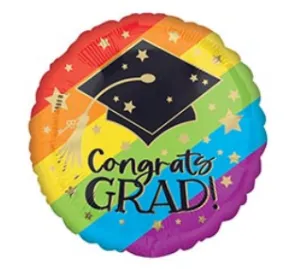 17" Grad Bold Rainbow