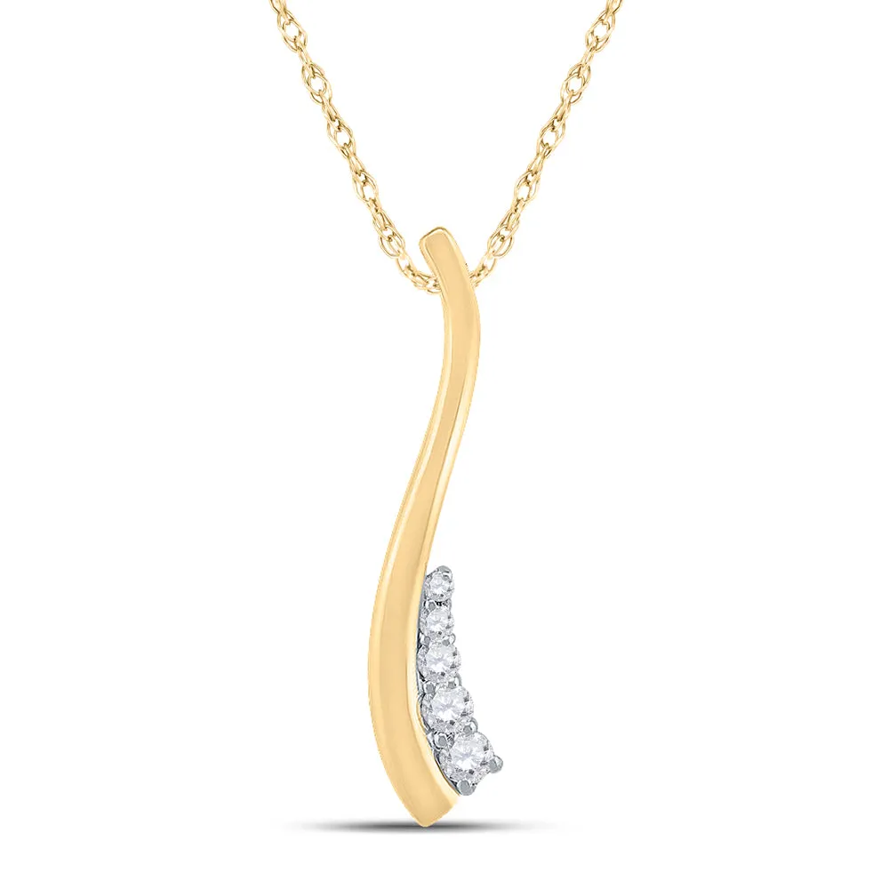 1/8CTW-DIA P1 FASHION PENDANT