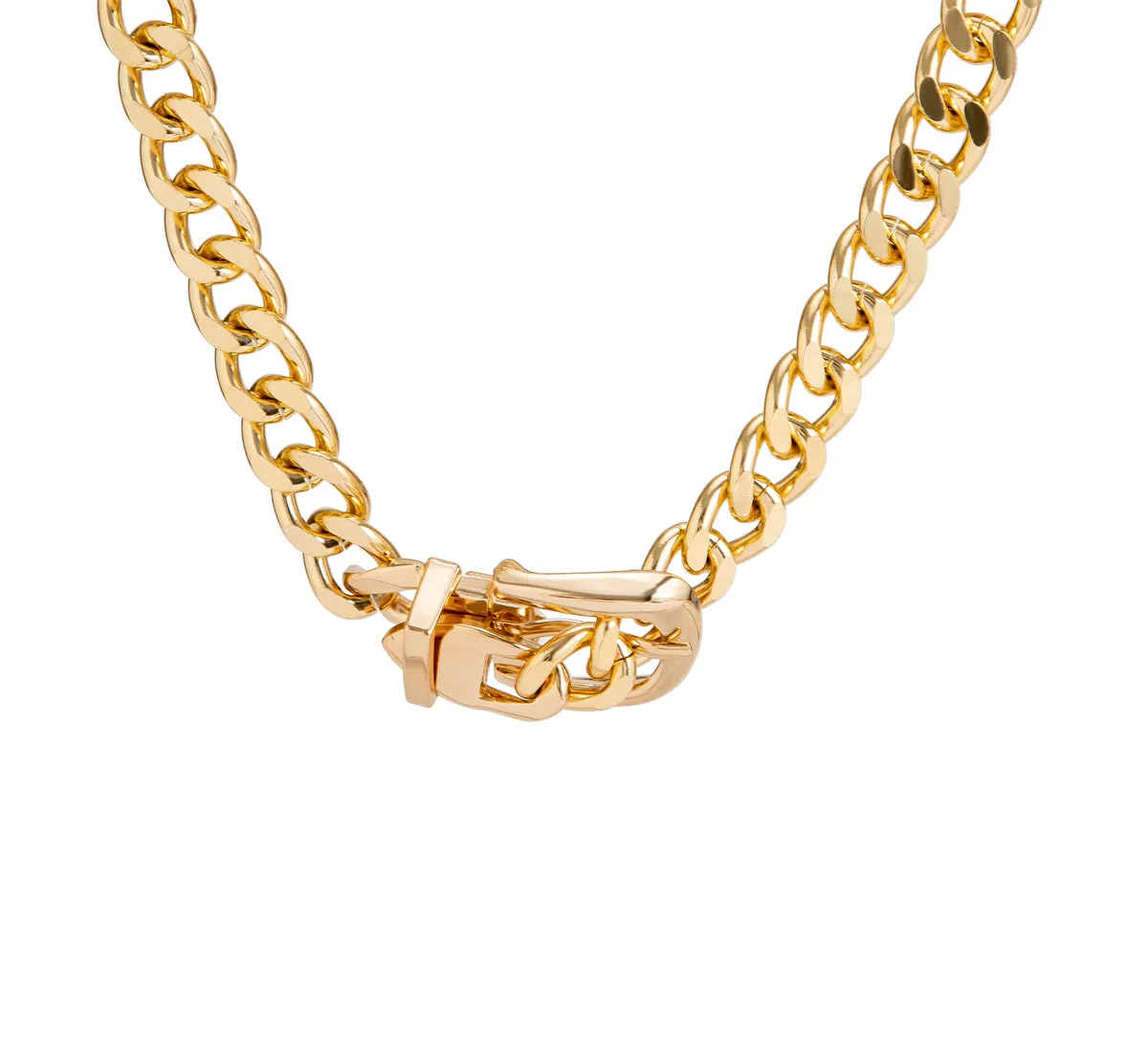 18K Gold-Plated Belt Necklace