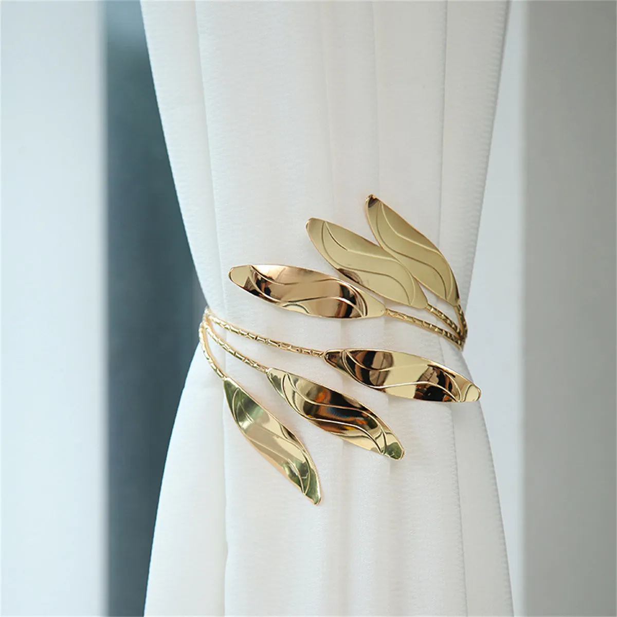 18K Gold-Plated Branched Arm Cuff