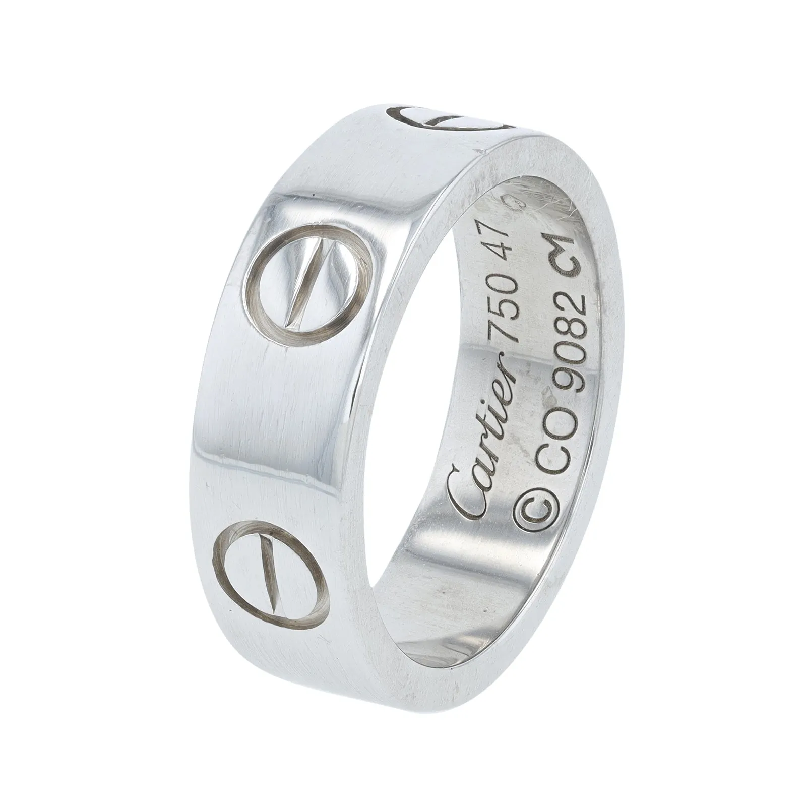 18K WG Cartier Love Band