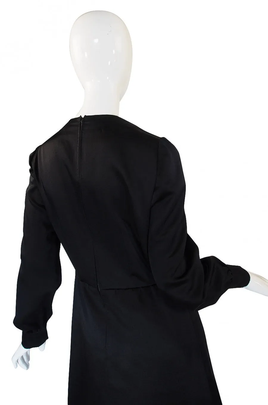 1960s Andre Laug Slipper Satin Dress