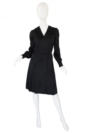 1960s Andre Laug Slipper Satin Dress