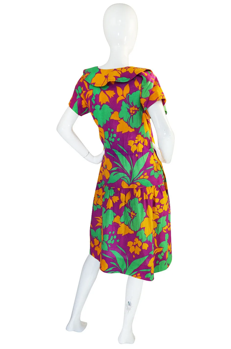 1970s Givenchy Linen Day Dress