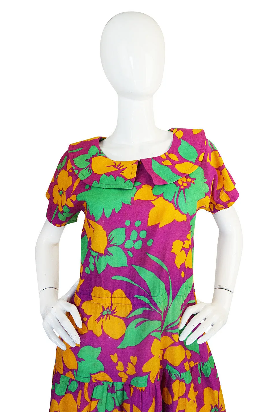1970s Givenchy Linen Day Dress