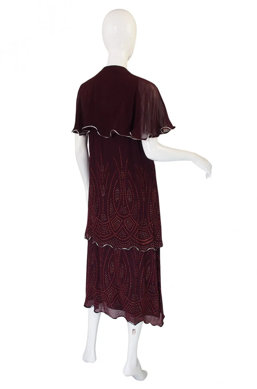1970s Janice Wainwright Glitter Dress