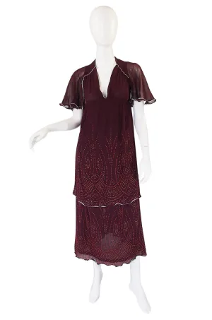1970s Janice Wainwright Glitter Dress
