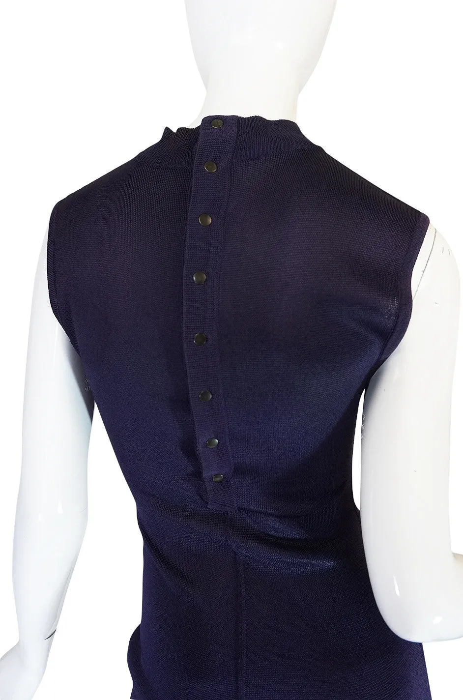 1980s Early Azzedine Alaia Dress & Jacket Purple Set