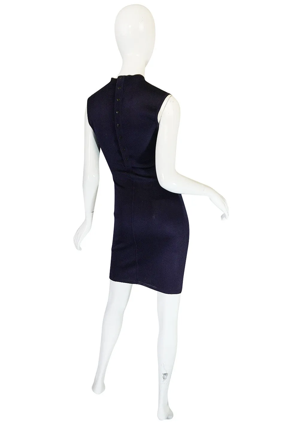 1980s Early Azzedine Alaia Dress & Jacket Purple Set