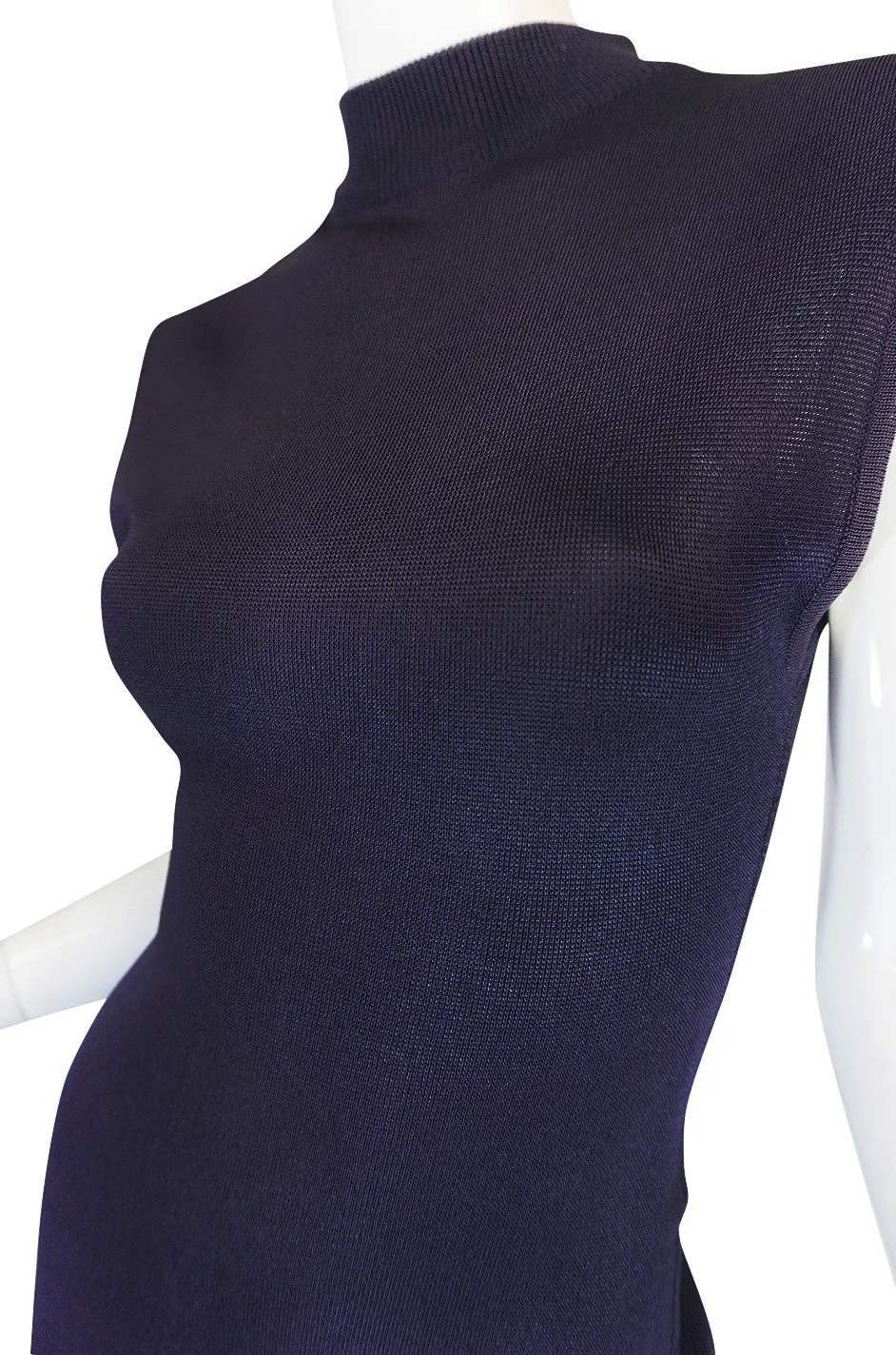 1980s Early Azzedine Alaia Dress & Jacket Purple Set