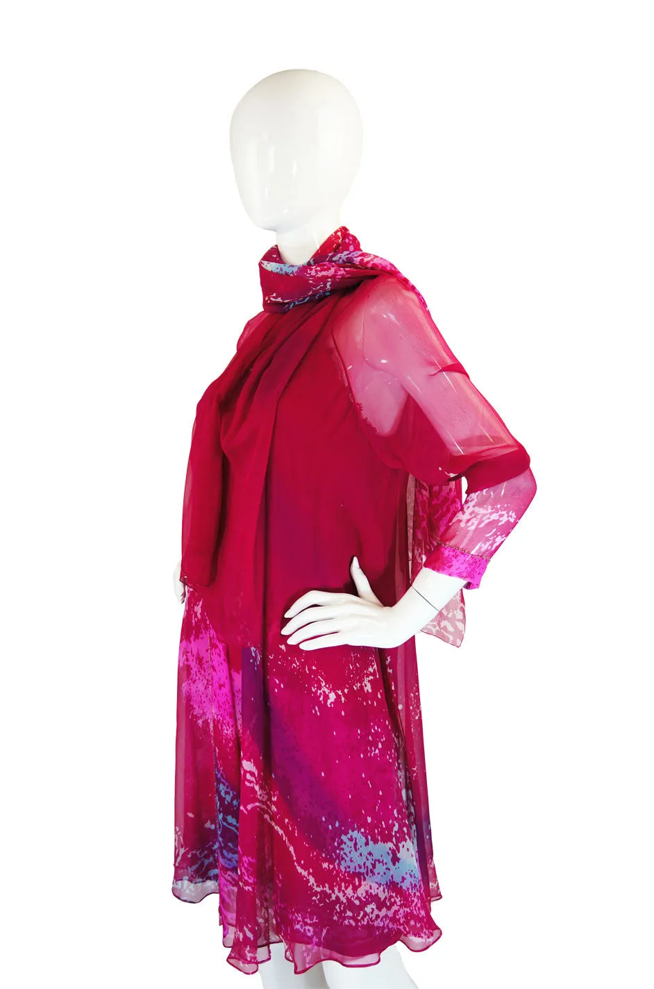 1980s Hanae Mori Pink Ensemble