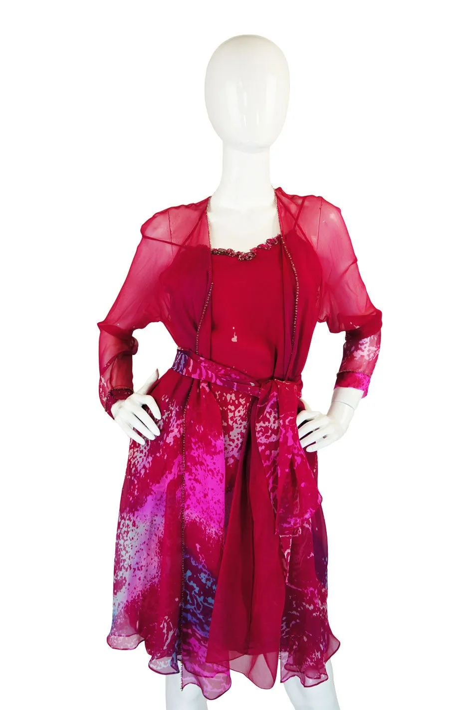 1980s Hanae Mori Pink Ensemble