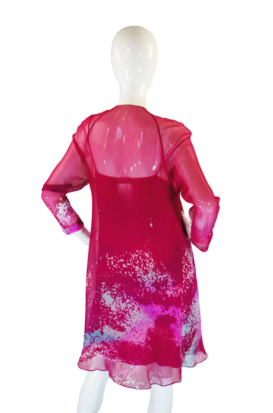 1980s Hanae Mori Pink Ensemble