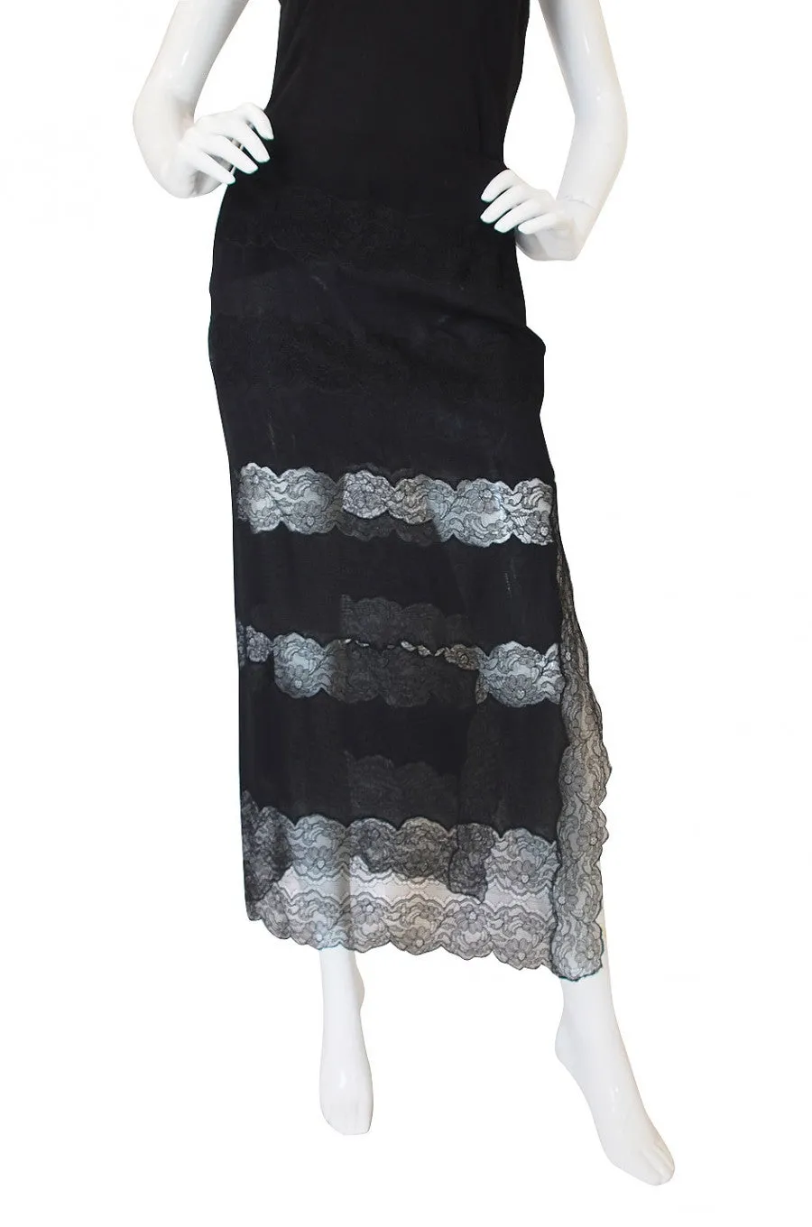 1996 Valentino Silk & Fine Lace Set