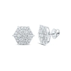 1CTW-DIA NK EARRING