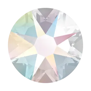 2000, 2038 & 2078 Swarovski Flatback Hotfix, Crystal AB (001 AB)