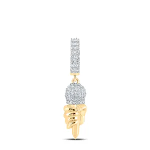 3/4CTW-DIA NK MIKE MENS CHARM