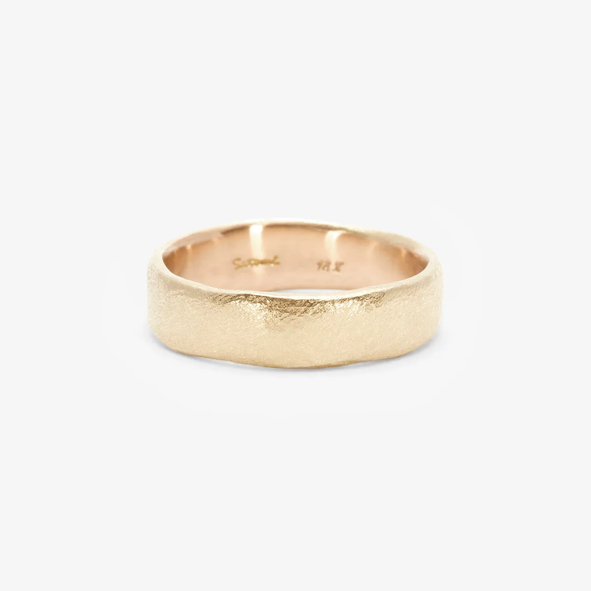 6mm Organic Textured Band | MR0133