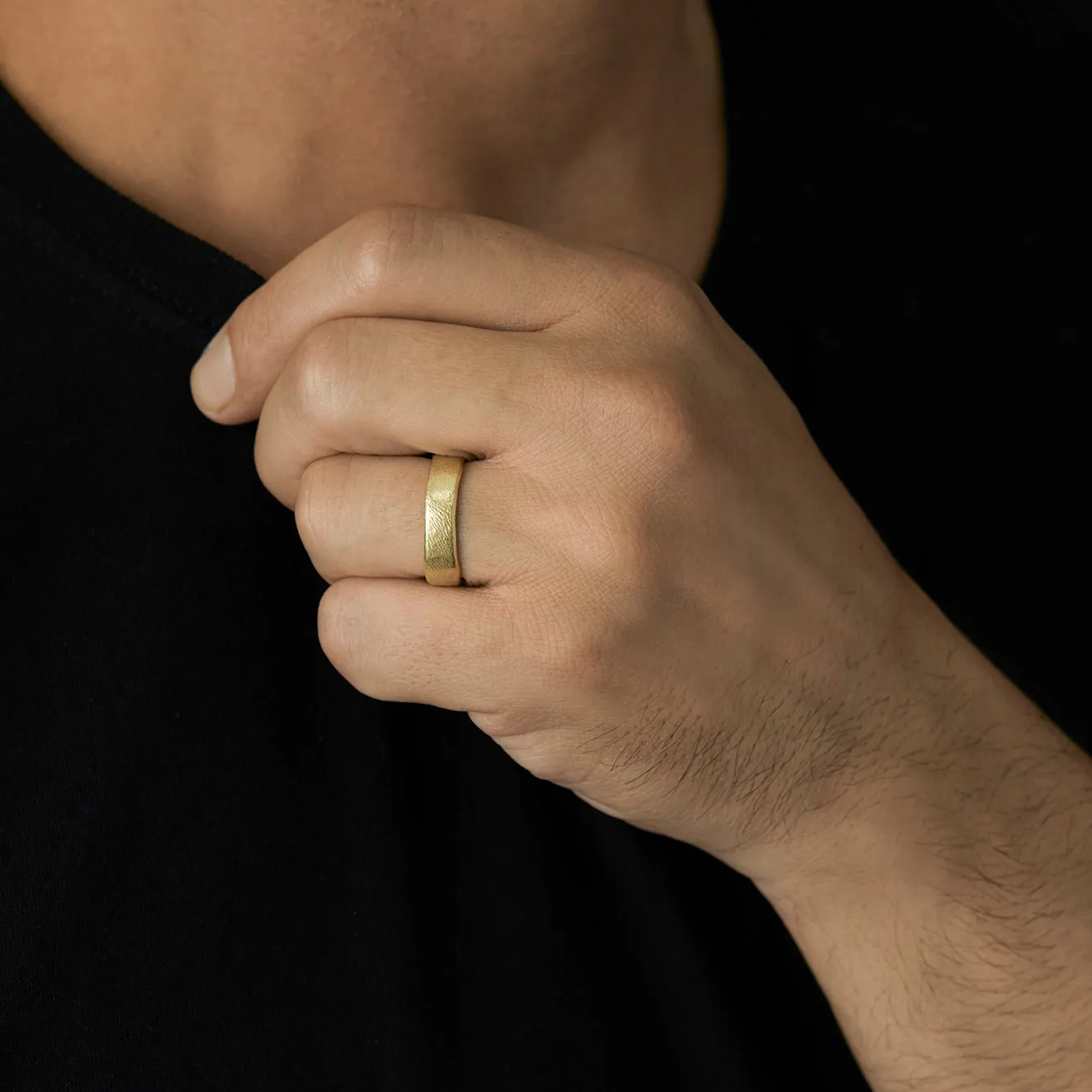 6mm Organic Textured Band | MR0133