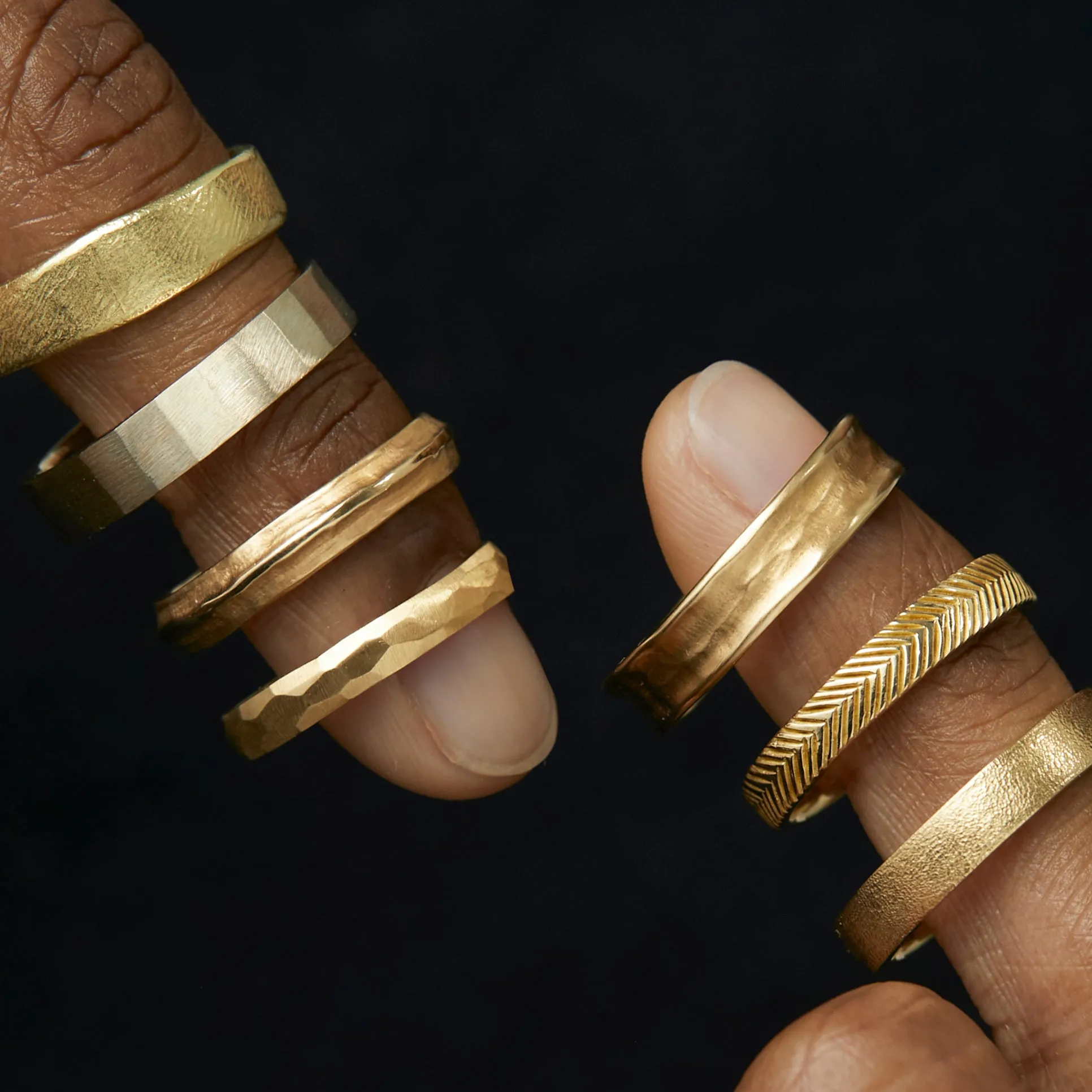 6mm Organic Textured Band | MR0133