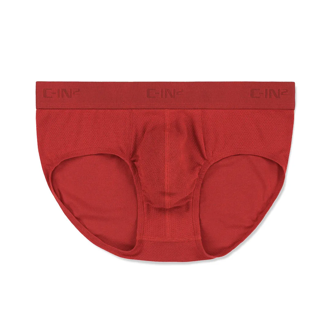 Active Mid Rise Brief Rocco Red