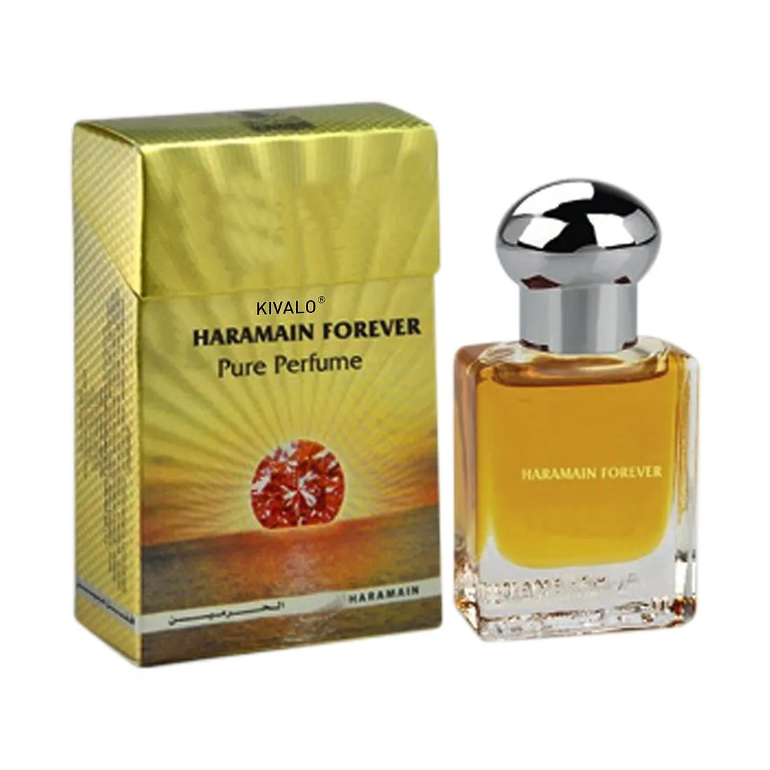 Al Haramain Black Oudh & Forever Roll on Pack of 2 Attar - 2 x 15ml