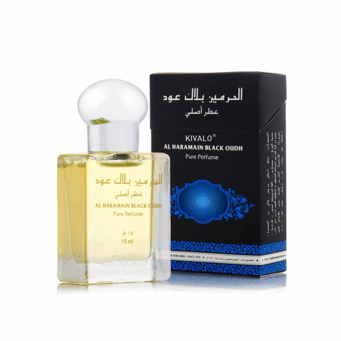 Al Haramain Black Oudh & Forever Roll on Pack of 2 Attar - 2 x 15ml