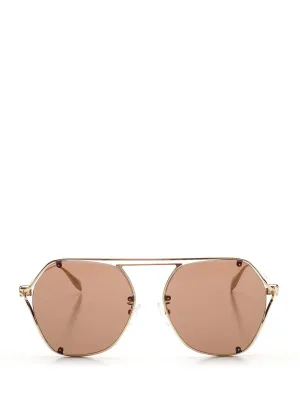 Alexander McQueen Eyewear Aviator Sunglasses