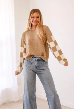 All Checked Out Lightweight Sweater