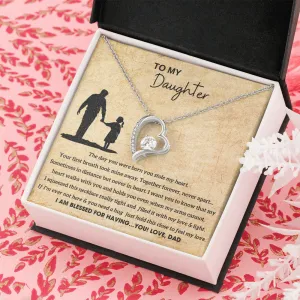 [Almost Sold Out]  To My Daughter - Hold this necklace close to feel my love