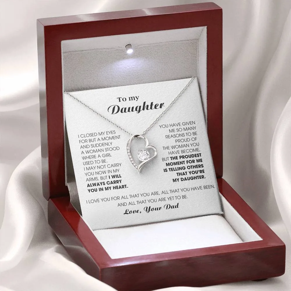 [Almost Sold Out] To My Daughter -  I will ALWAYS carry you in my heart
