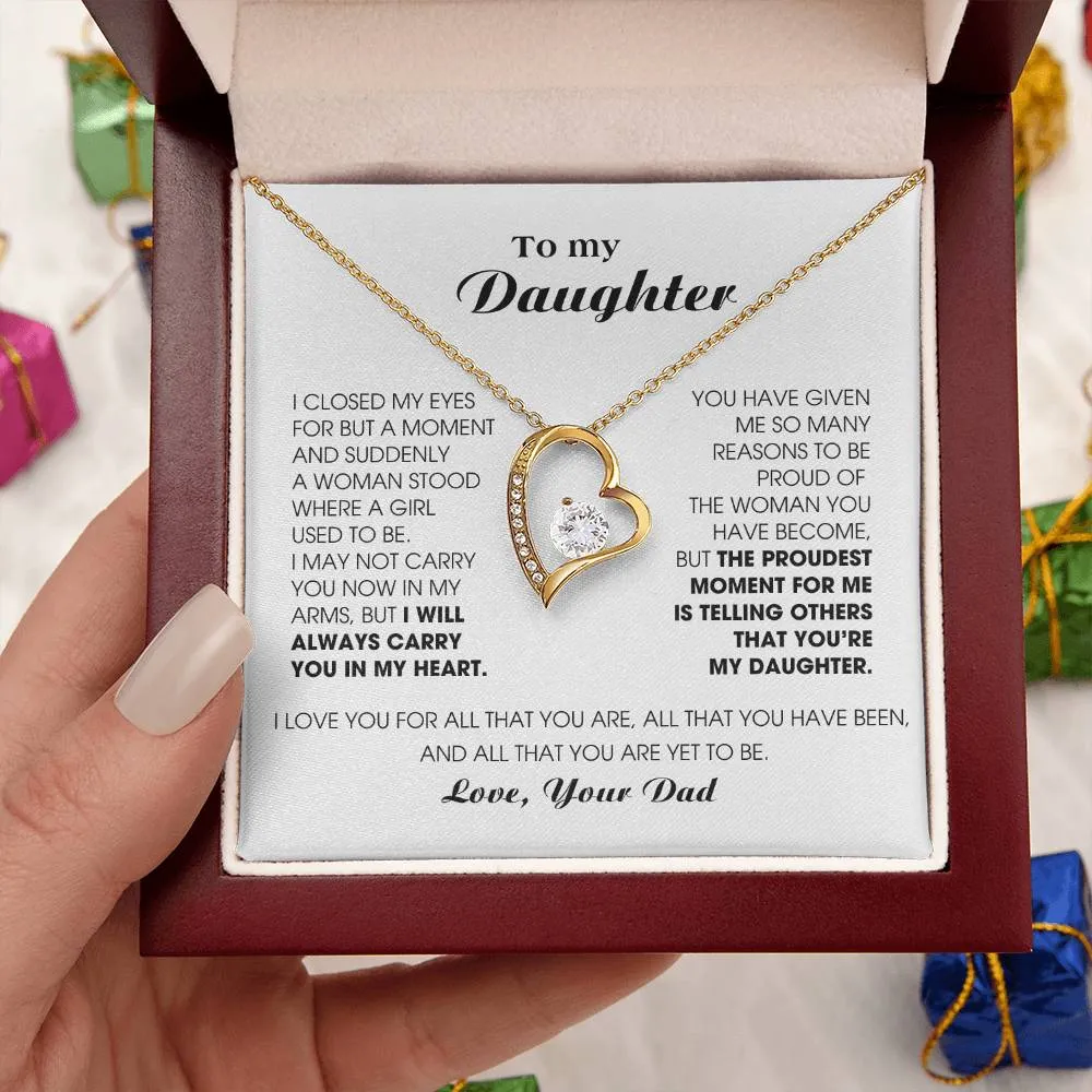 [Almost Sold Out] To My Daughter -  I will ALWAYS carry you in my heart