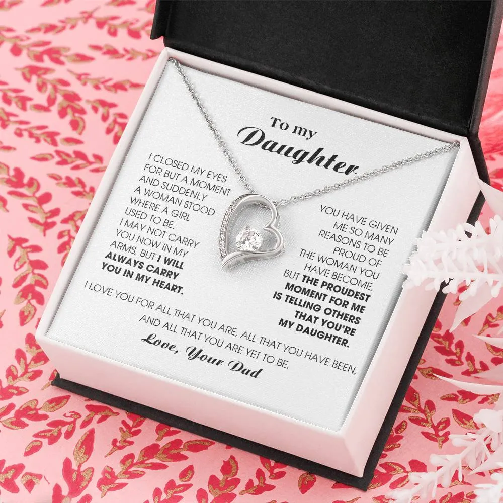 [Almost Sold Out] To My Daughter -  I will ALWAYS carry you in my heart