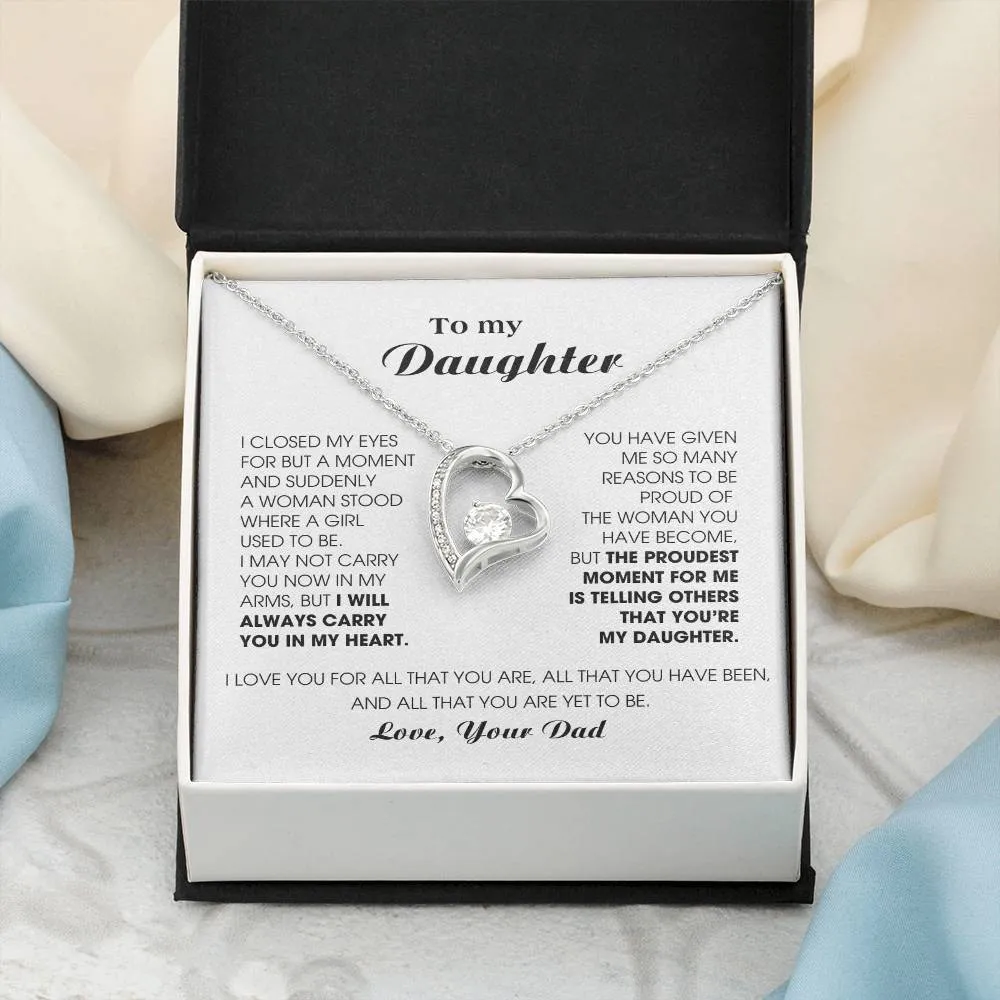 [Almost Sold Out] To My Daughter -  I will ALWAYS carry you in my heart