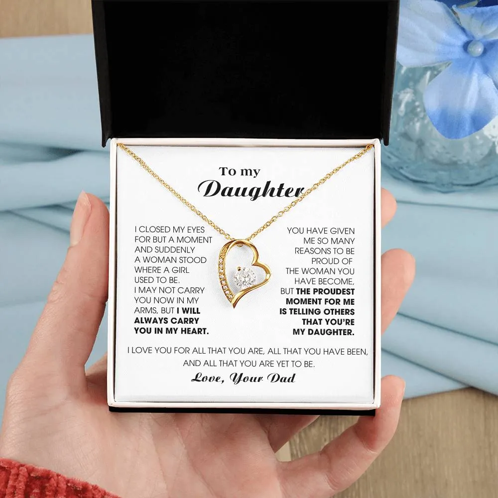 [Almost Sold Out] To My Daughter -  I will ALWAYS carry you in my heart