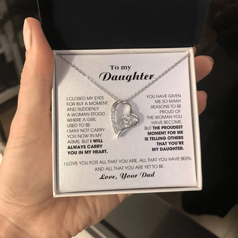 [Almost Sold Out] To My Daughter -  I will ALWAYS carry you in my heart