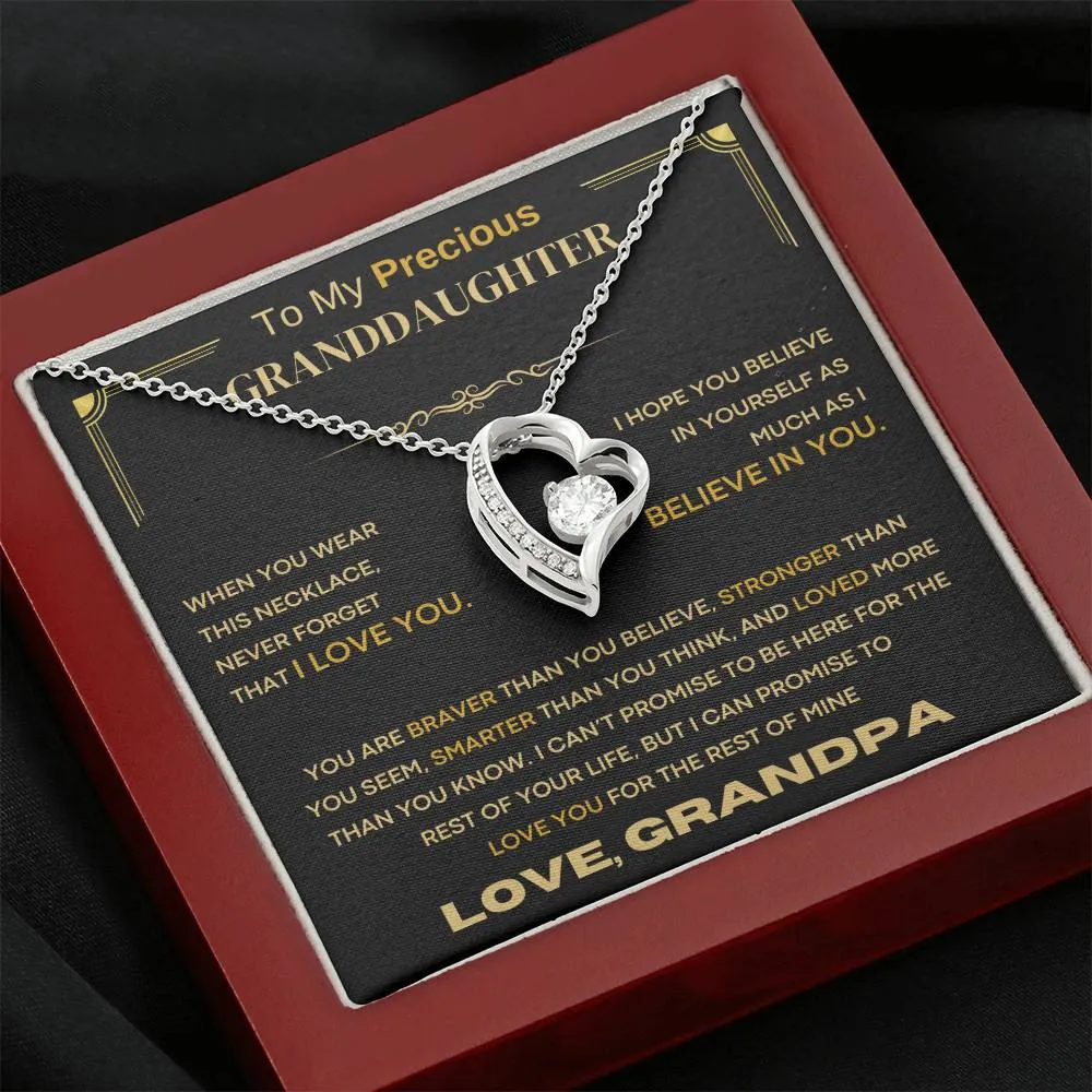 (Almost Sold Out) To My Precious Granddaughter, Never Forget That I Love You