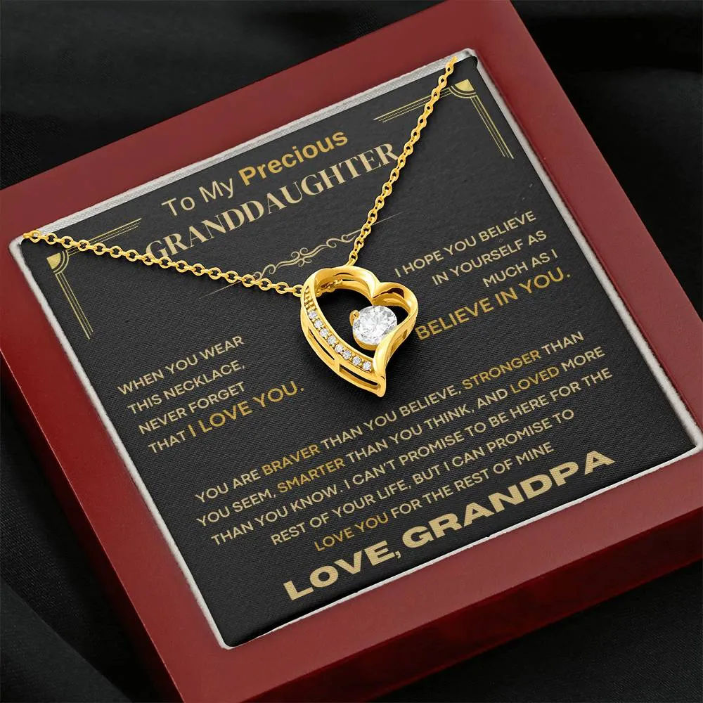 (Almost Sold Out) To My Precious Granddaughter, Never Forget That I Love You
