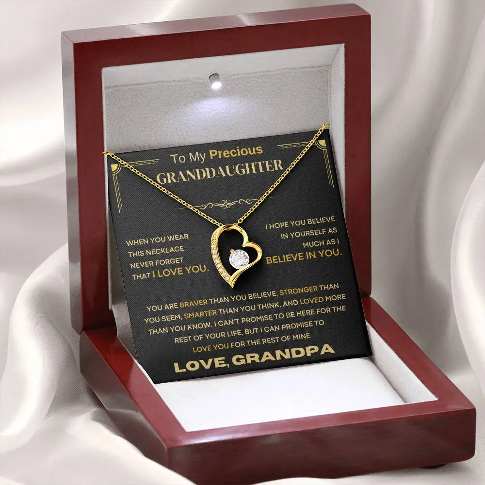 (Almost Sold Out) To My Precious Granddaughter, Never Forget That I Love You