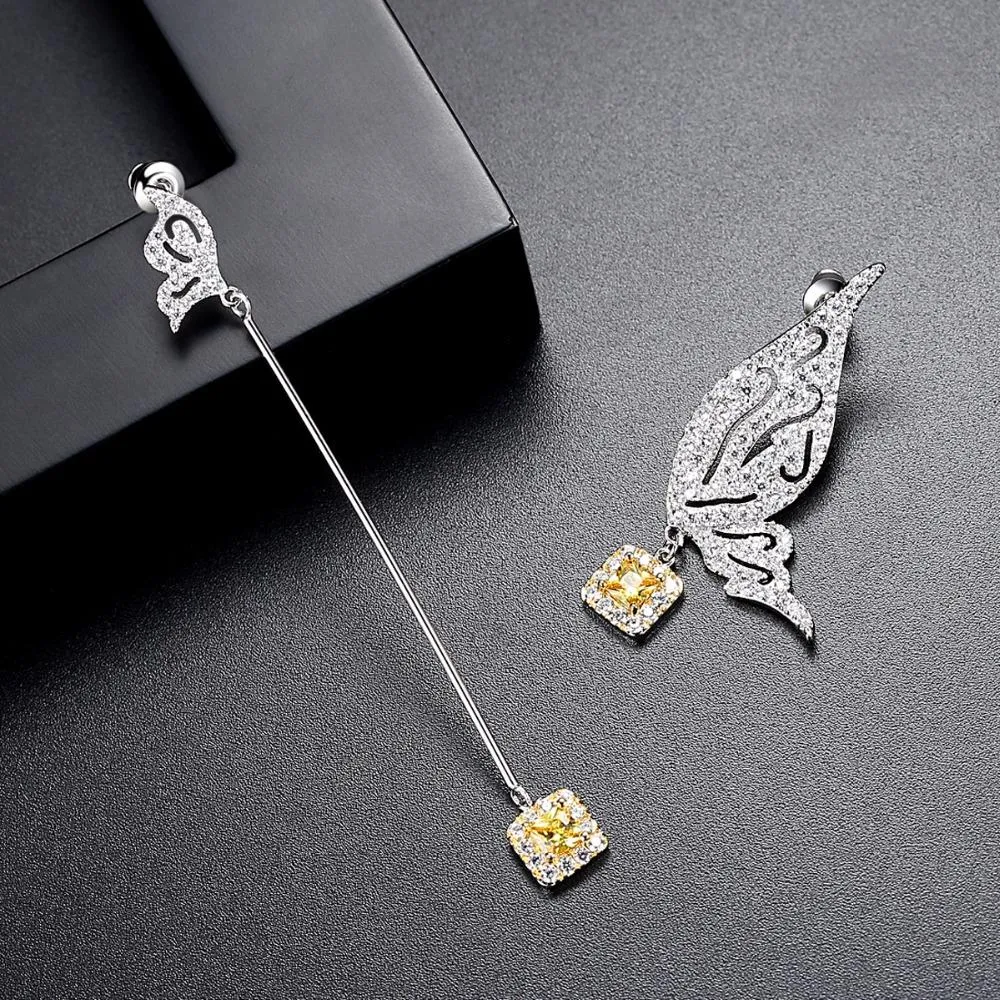 Alternate Designer Butterfly Dangle Earrings
